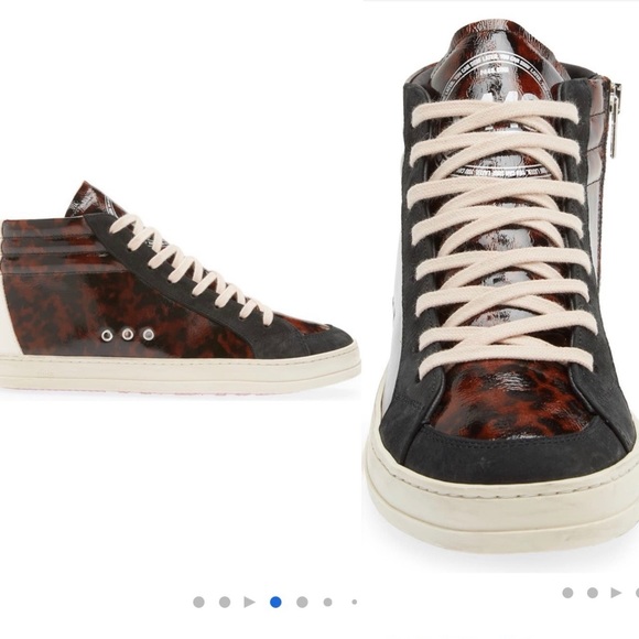 NEW P448 Skate High Top Sneaker sz 42, color: tortoise shell - Picture 2 of 12